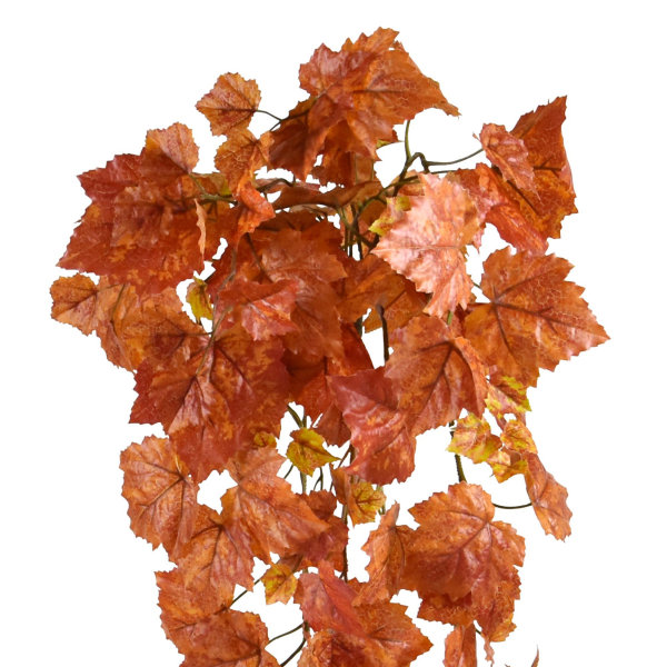 Kunst Hangplant Herfst Druivenblad 95cm