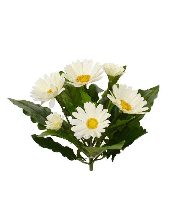 Gerbera Kunstboeket 30 cm creme