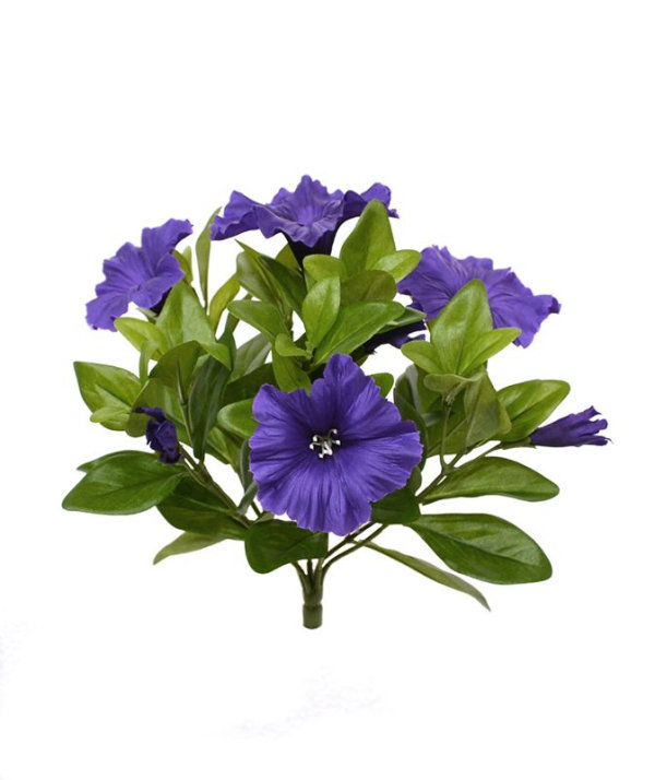 Petunia Kunstboeket 25 cm paars