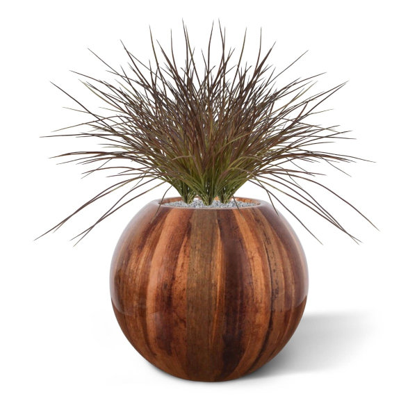 Kunst Grasboeket W 40cm Burgundy