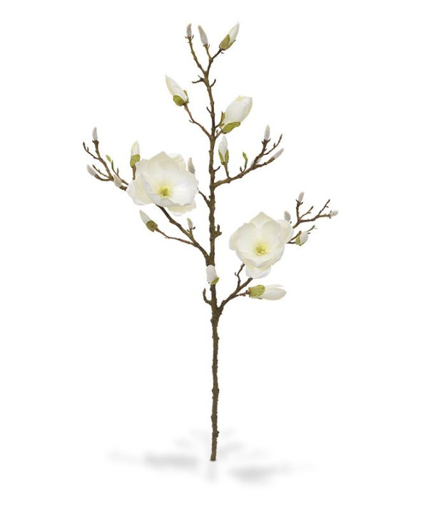 Magnolia kunsttak 100 cm crème