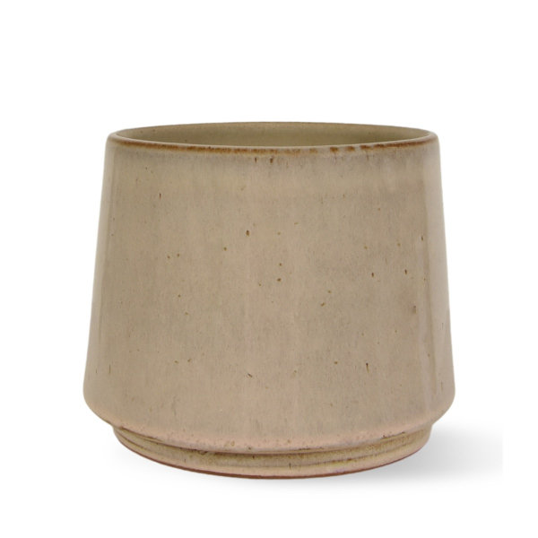 Bloempot Basalt tapper 12x 16 cm - oudroze