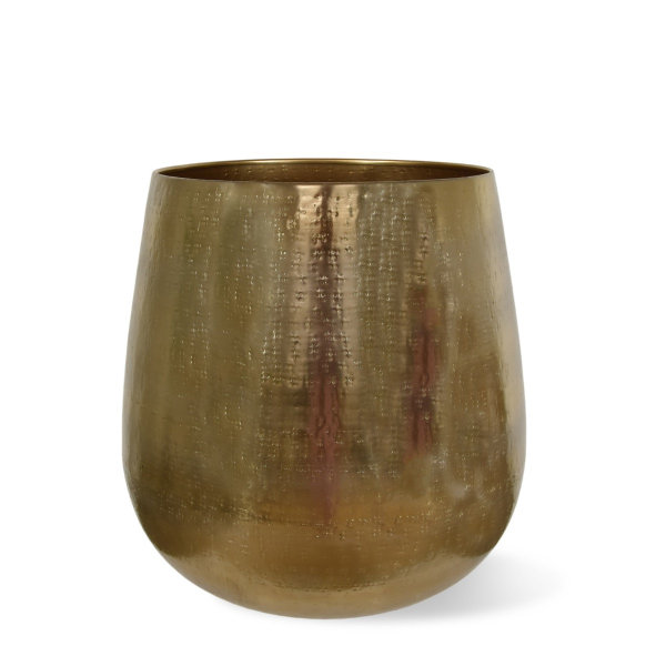 Bloempot Karakter 30x 30 cm - goud