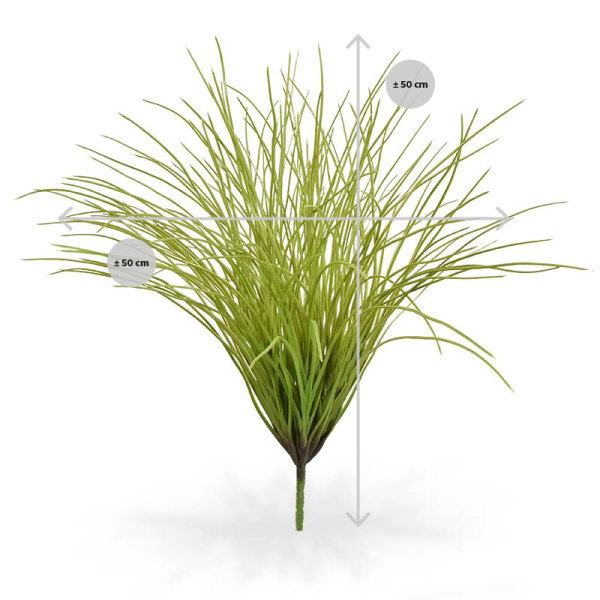 Kunst Grasboeket lichtgroen 50 cm