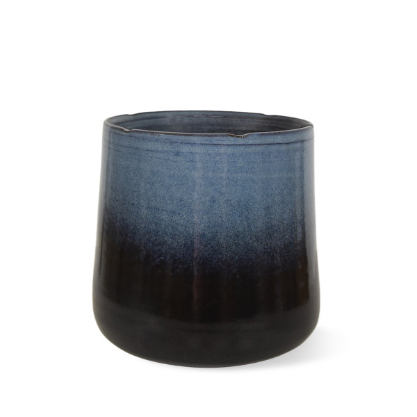 Bloempot Tibbs 14x 17 cm - blauw
