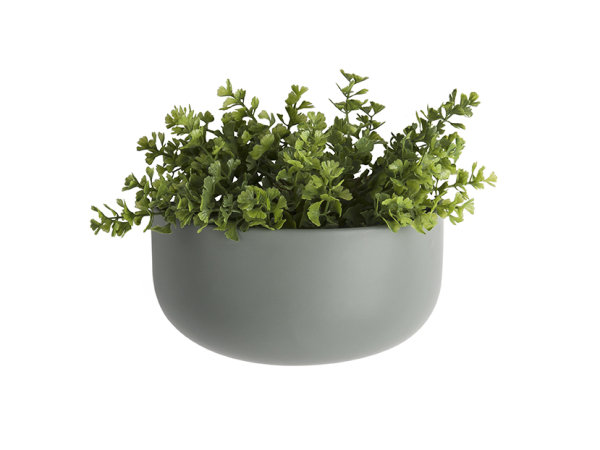 Bloempot Oval breed 10,8x 20x 9,5 cm - groen
