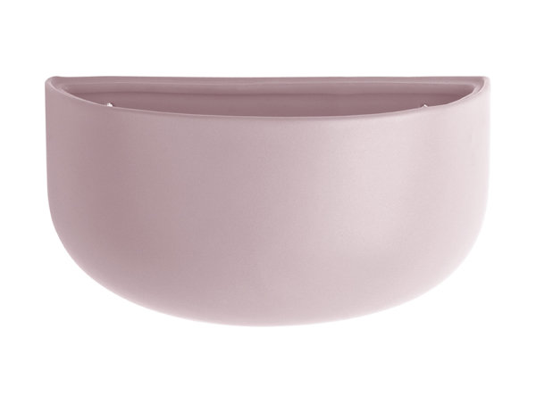 Bloempot Oval breed 10,8x 20x 9,5 cm - zachtroze